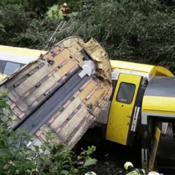 Un tren regional descarriló en el sur de Alemania