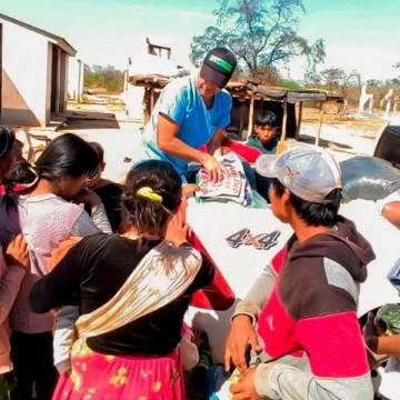 Se desarrolló un barrido sanitario en una misión de Santa Victoria Este