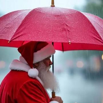 Navidad fresca y bajo el agua: Lluvias durante toda la semana y temperaturas templadas