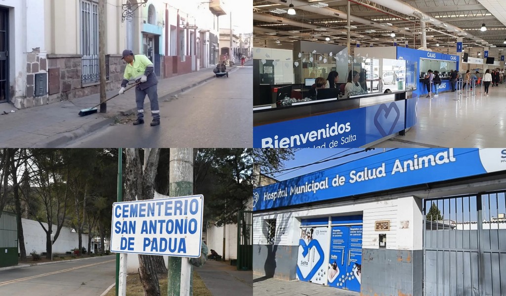 Así funcionarán los servicios municipales durante el feriado del lunes 8