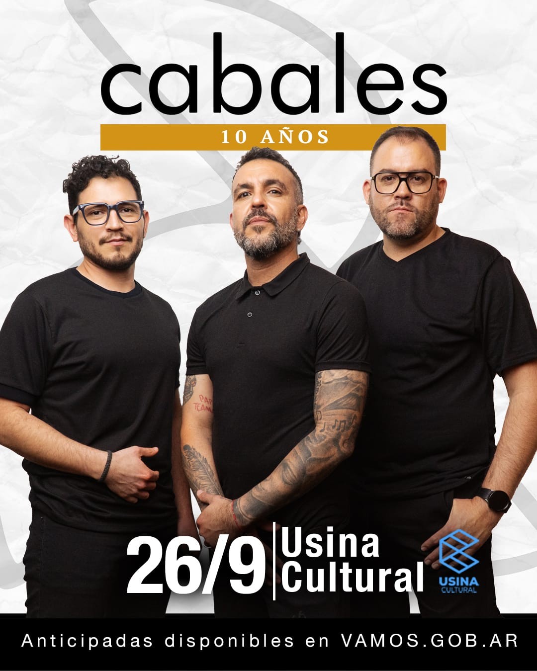 El consagrado trío salteño vuelve a encontrarse con su público en la Usina Cultural de Salta. 