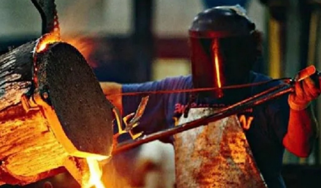 La actividad metalúrgica cayó 2,3%