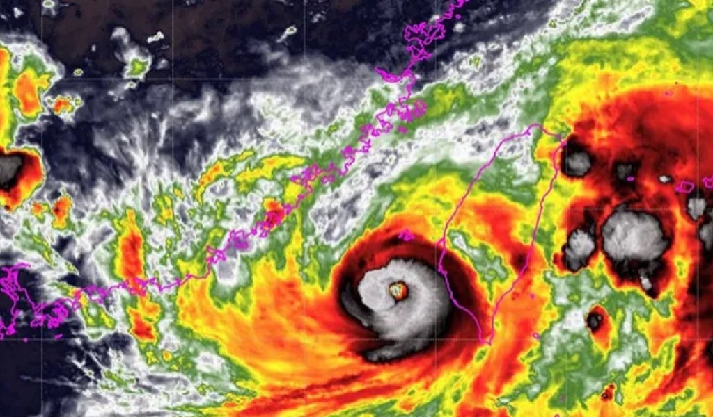 Taiwán: 3 mil evacuados por el tifón Danas